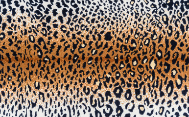 texture of fabric stripes leopard