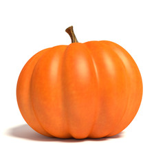 3d illustration of a pumpkin