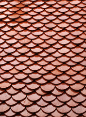 Red tile roof