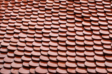 Red tile roof