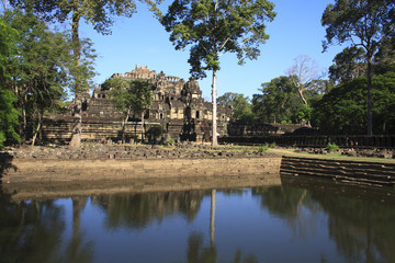 Fototapeta na wymiar Angkor's popular temples, Cambodia