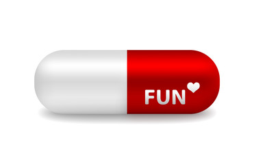 vector pill of fun