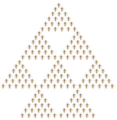 a swarm of bees on a white background