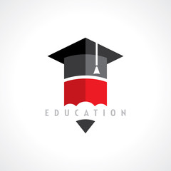 Education symbol concept, vector