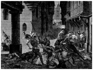 Religion Wars : Saint Barthelemy Night - 16th century
