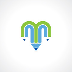 pencil symbol icon or symbol template