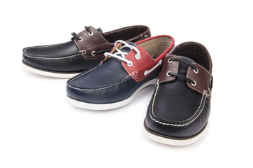 Male shoes isolated on white