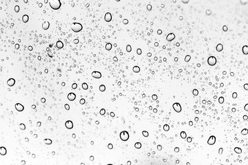 Fototapeta premium Background of water drops on glass