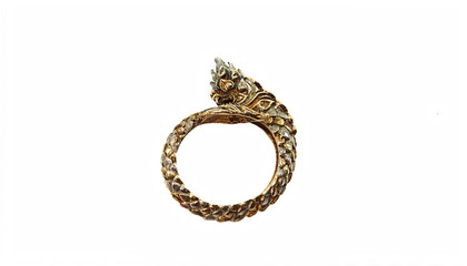 Golden Naga ring