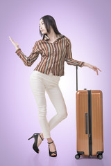 Fototapeta premium woman travel