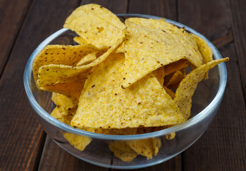 Bowl of tortilla chips