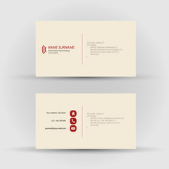 business card