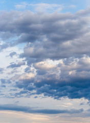 clouds after a thunderstorm