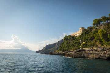 beautiful house villa on the sea in Maratea, south Italy