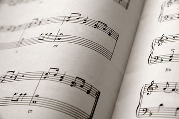 Naklejka premium Sweet music