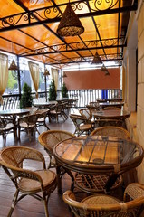Outdoor cafe
