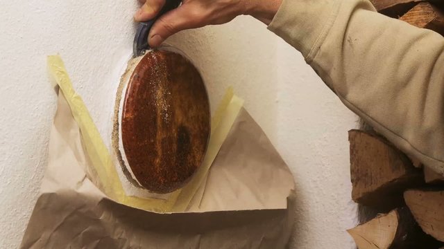 Cleaning the gas passes of a masonry heater, Time lapse