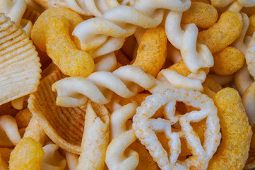 mixed salty snacks