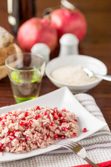 Risotto al melograno