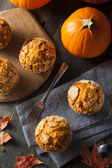 Homemade Autumn Pumpkin Muffin