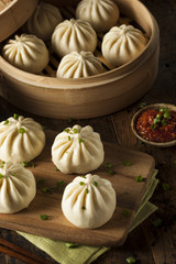 Steamed BBQ Pork Asian Buns