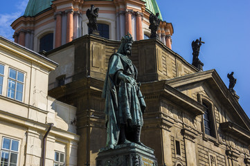 Statue of Charles V in Prague