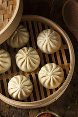 Steamed BBQ Pork Asian Buns