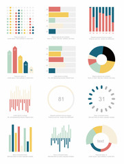 set of infographics elements