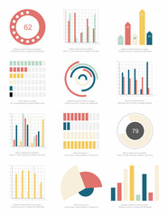 set of infographics elements