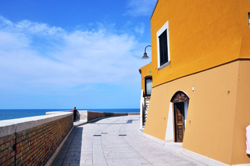 the old town of termoli, molise, italy 