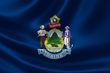 Maine State Flag