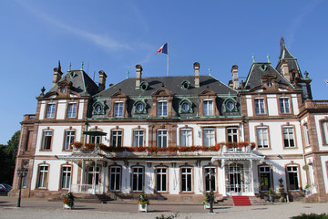 Chateau de Pourtales à la Robertsau, Strasbourg, France