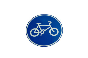 Sign of a bike