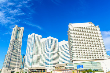 Yokohama Minato Mirai 21 Area in Yokohama, Japan