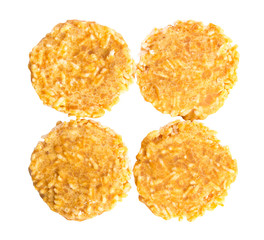 thai dessert on white background