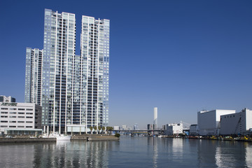 臨海地域の高層マンション