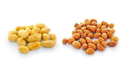 peanuts  isolated on white background