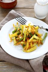 side dish of green beans