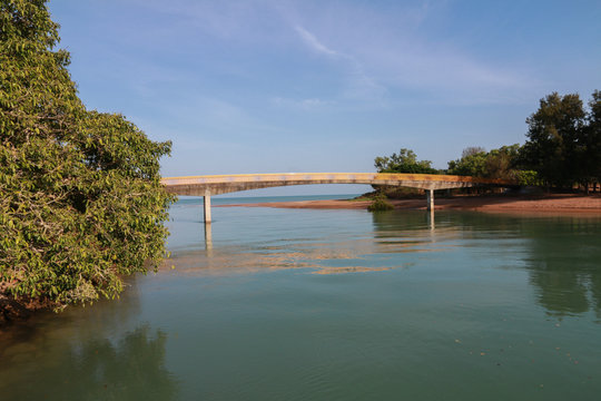 River under a Bridge
