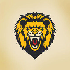 Lion Head vector