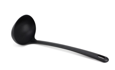 ladle under the white background