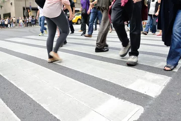  People on zebra crossing © connel_design