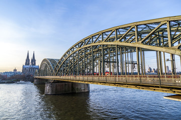 Cologne Cathedral and skyline, Germany