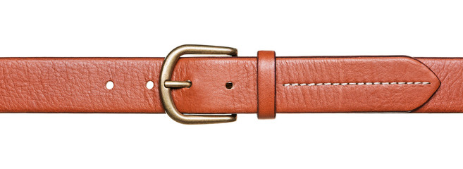 Leather belt