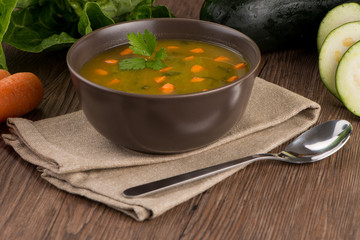 Soup with vegetables