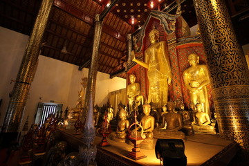 Wat Chedi Luang.Temples in ChiangMai,Thailand..