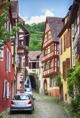 Fototapeta na wymiar village Kaysersberg, Strasbourg region