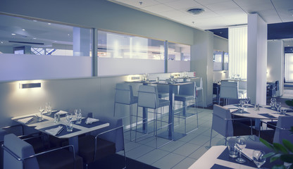 empty restaurant