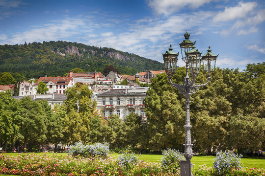 panorama of  Baden Baden