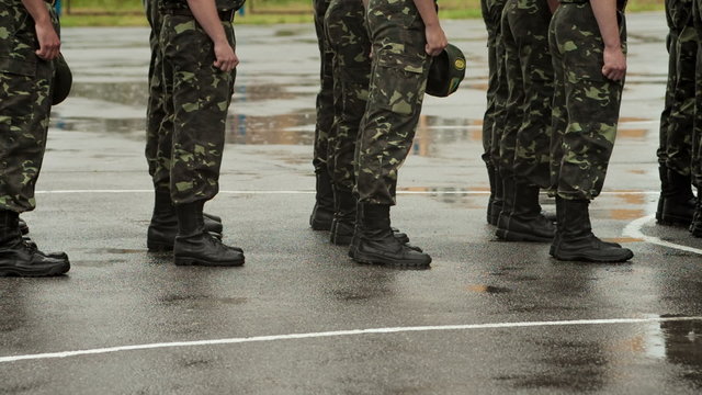 Ukrainian soldiers baptized in the ranks